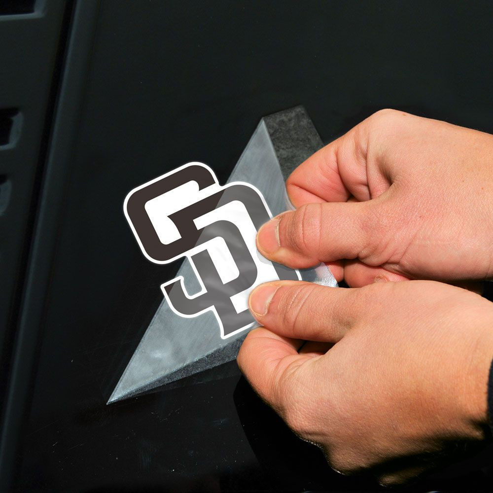 SAN DIEGO PADRES PERFECT CUT 4"X 4" DECAL
