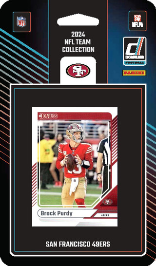 SAN FRANCISCO 49ERS 2024 NFL DONRUSS TEAM SET CARDS