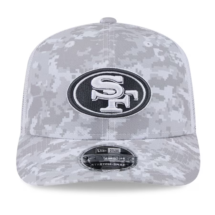 SAN FRANCISCO 49ERS 2024 NFL SALUTE TO SERVICE 9SEVENTY STRETCH-SNAPBACK HAT