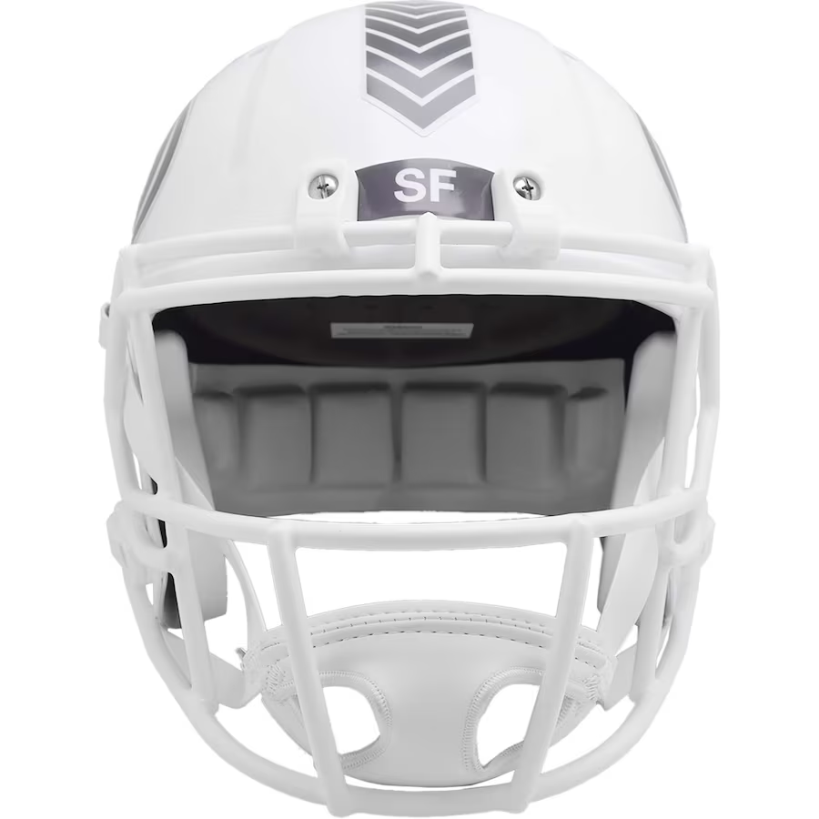 SAN FRANCISCO 49ERS 2024 NFL SALUTE TO SERVICE RIDDELL FULL SIZE SPEED REPLICA HELMET
