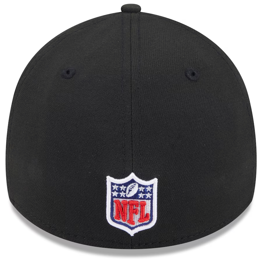 SAN FRANCISCO 49ERS 2025 NFL RIVALRY SIDELINE COLLECTION 39THIRTY FLEX FIT HAT - BLACK