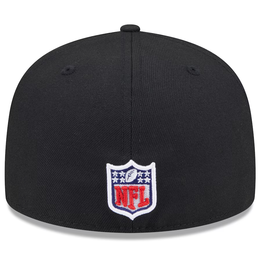 SAN FRANCISCO 49ERS 2025 NFL RIVALRY SIDELINE COLLECTION 59FIFTY FITTED HAT - BLACK