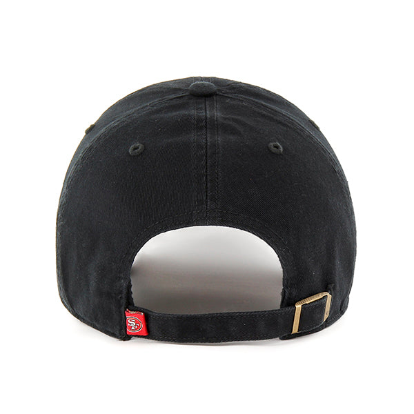 SAN FRANCISCO 49ERS '47 CLEAN UP ADJUSTABLE HAT - BLACK