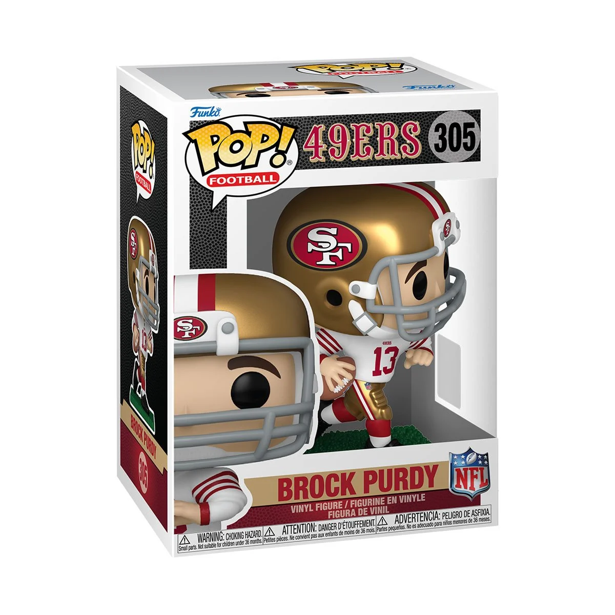 SAN FRANCISCO 49ERS BROCK PURDY FUNKO POP! VINYL FIGURE #305