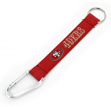 SAN FRANCISCO 49ERS CARABINER KEYCHAIN