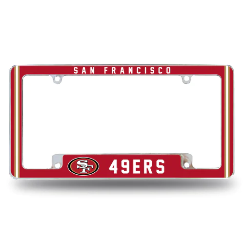 SAN FRANCISCO 49ERS CHROME ALL OVER FRAME - ALTERNATE