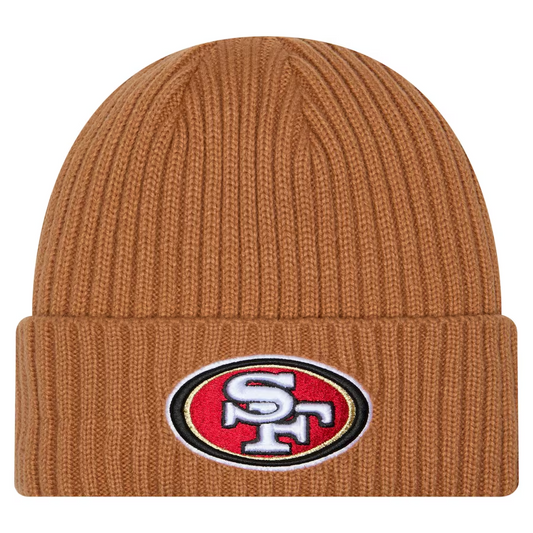 SAN FRANCISCO 49ERS COLOR PACK CUFFED KNIT - LIGHT BRONZE