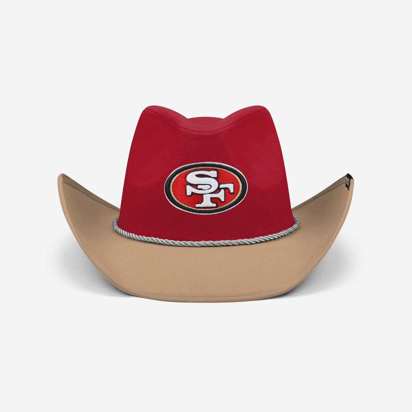SAN FRANCISCO 49ERS FOCO TWO TONE COWBOY HAT - RED/GOLD