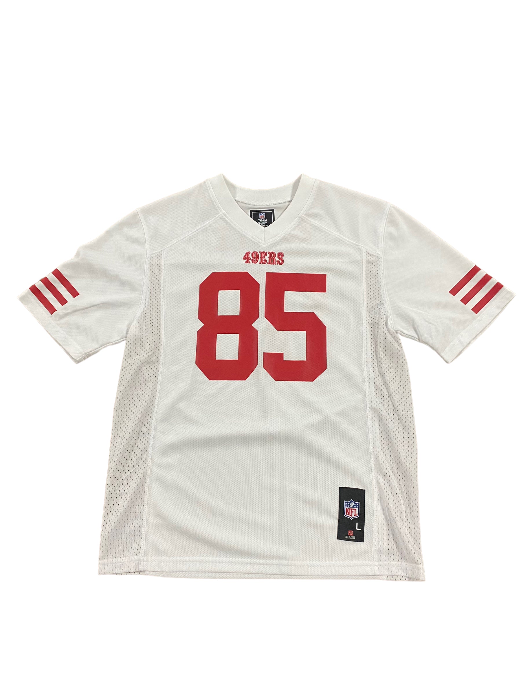 Outerstuff San Francisco 49ers George Kittle Youth Mid Tier Jersey - White White / S