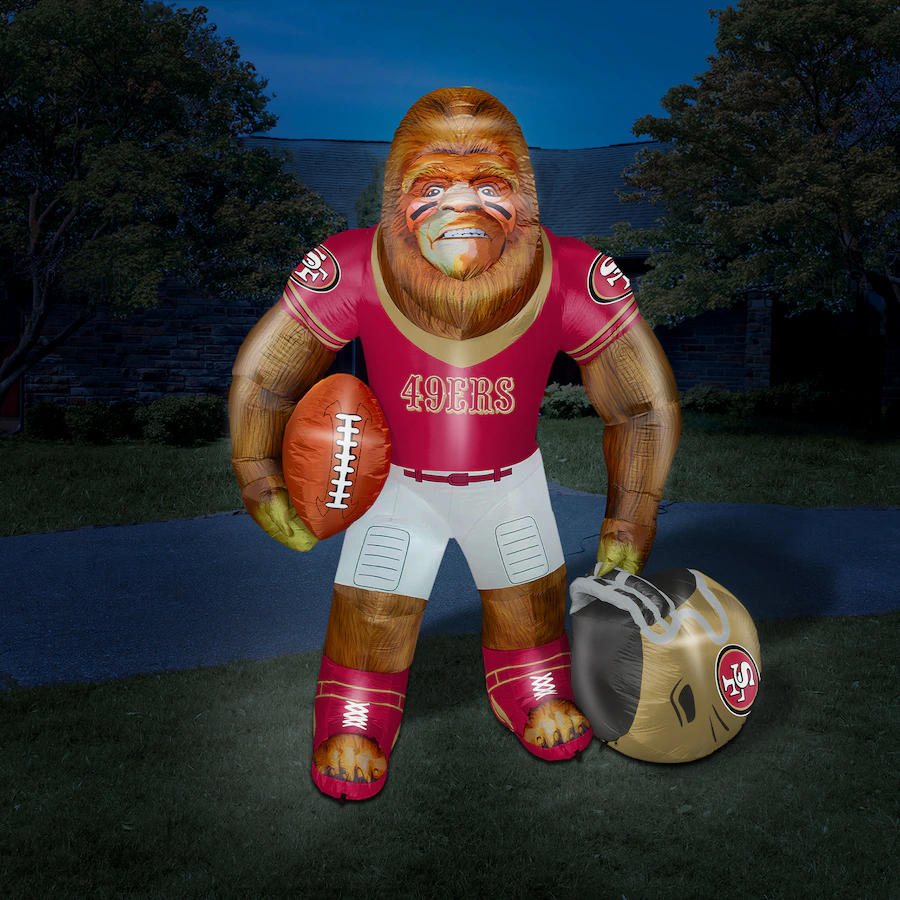 SAN FRANCISCO 49ERS INFLATABLE BIG FOOTBALLER