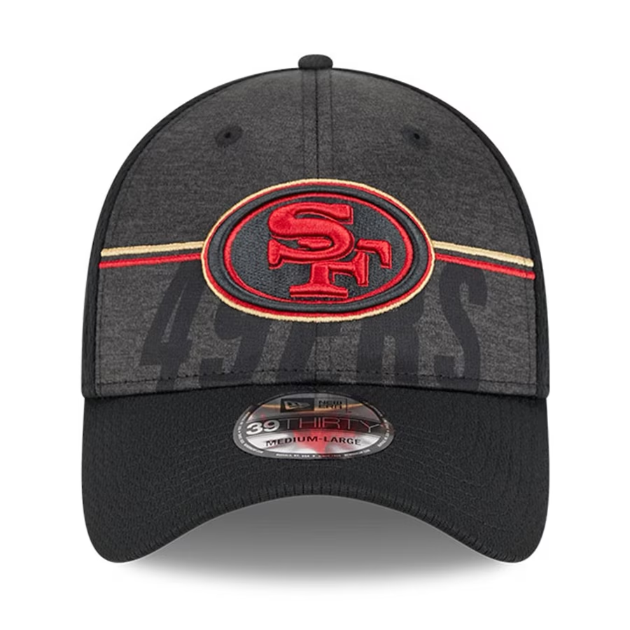 SAN FRANCISCO 49ERS KIDS 2023 TRAINING CAMP 39THIRTY FLEX FIT - BLACK