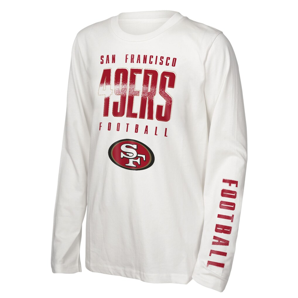 SAN FRANCISCO 49ERS KIDS THE MIX COMBO 3 IN 1 T-SHIRT - RED/WHITE
