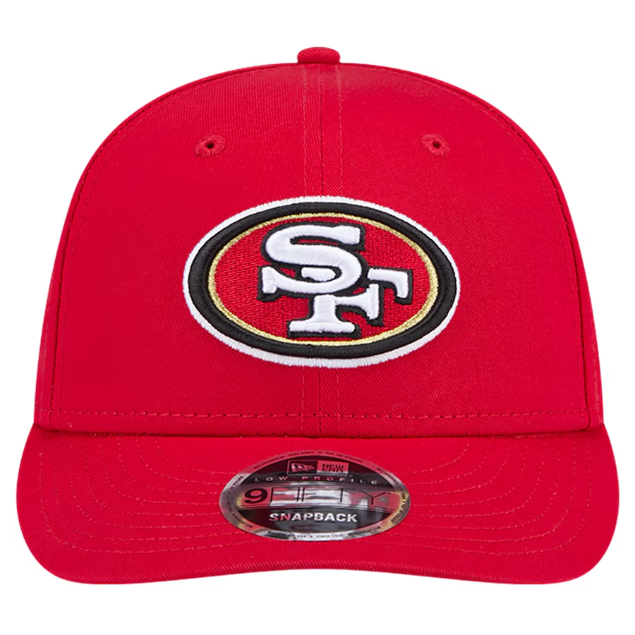 SAN FRANCISCO 49ERS LOW-PROFILE EVERGREEN 9FIFTY SNAPBACK HAT - RED