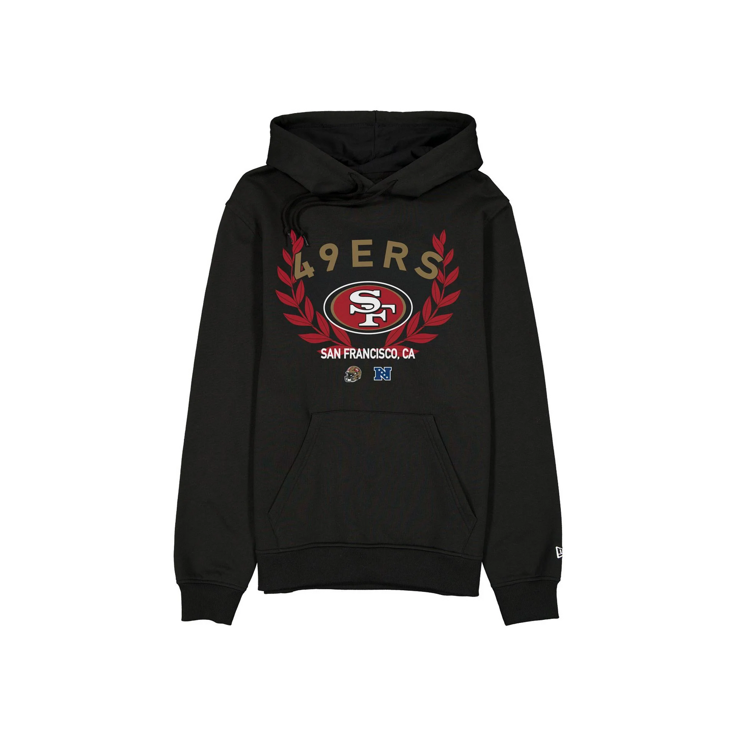 SAN FRANCISCO 49ERS MEN'S 2025 NFL DRAFT PULLOVER HOODED SWEATSHIRT - BLACK