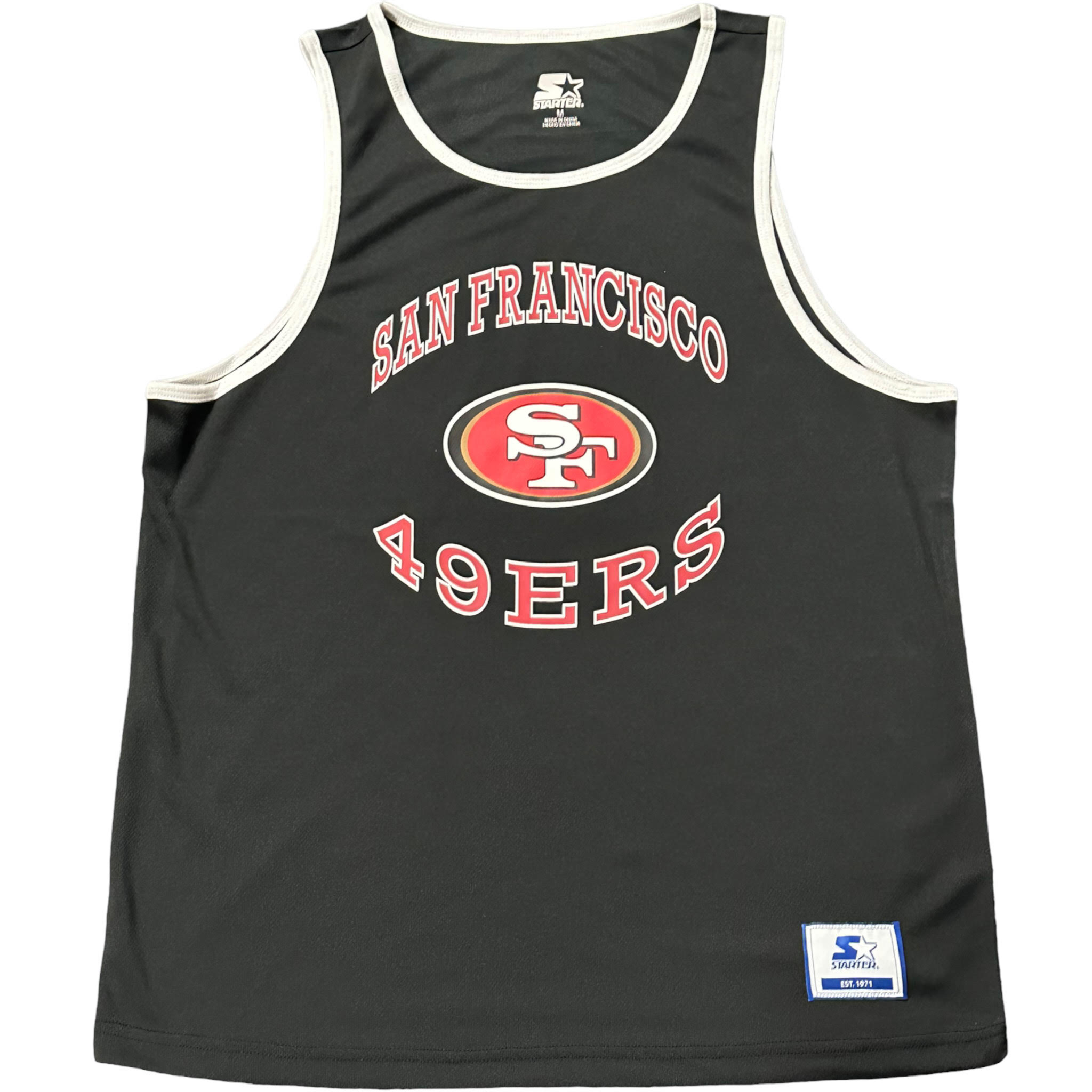SAN FRANCISCO 49ERS MEN S PLAY TANK TOP JR S SPORTS