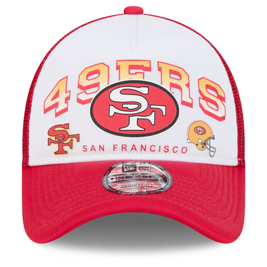 SAN FRANCISCO 49ERS RETRO WORDMARK A-FRAME 9FORTY ADJUSTABLE HAT