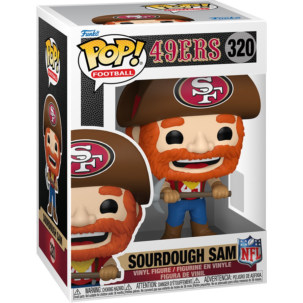SAN FRANCISCO 49ERS SOURDOUGH SAM FUNKO POP! VINYL FIGURE #320