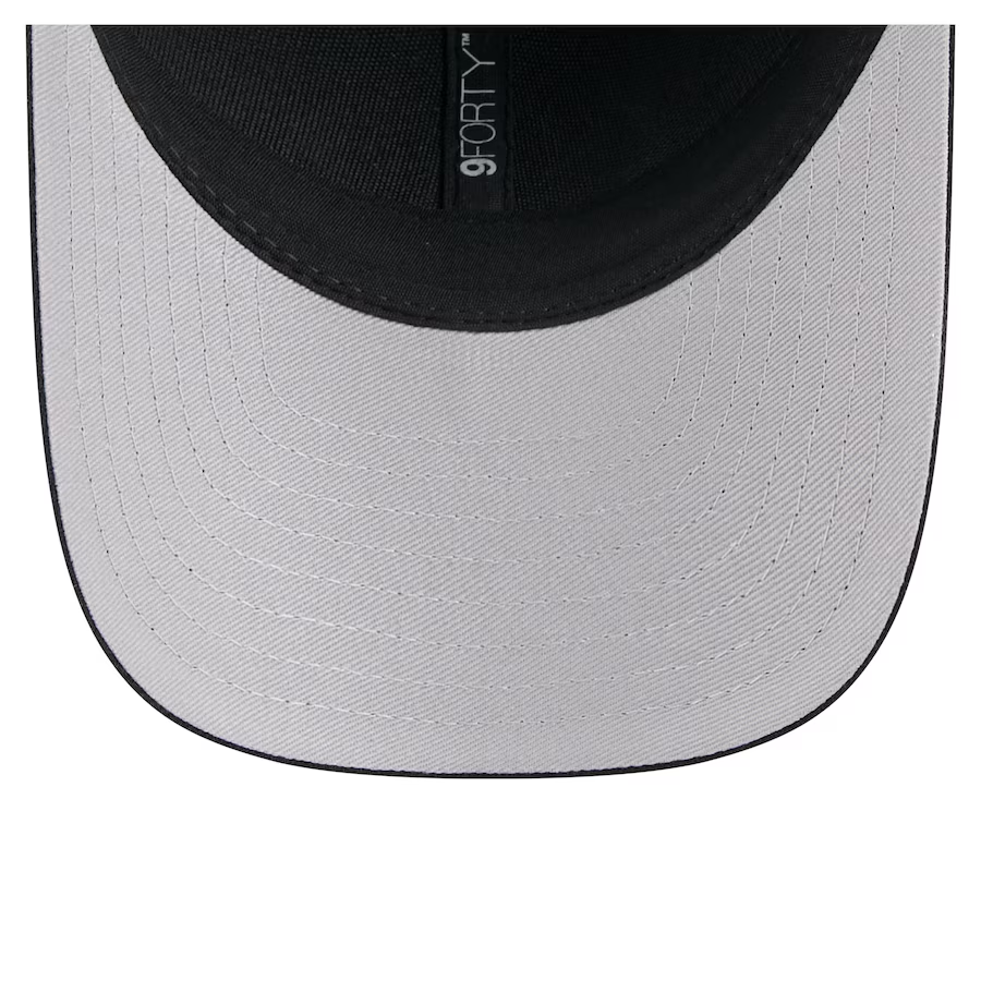 SAN FRANCISCO 49ERS TEAM COLLECTION 9FORTY M-CROWN SNAPBACK ADJUSTABLE HAT - BLACK