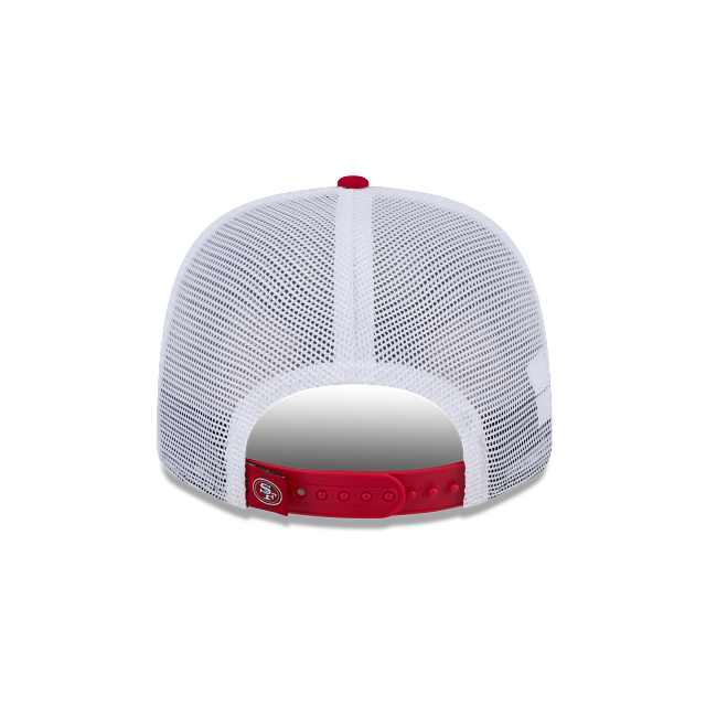 SAN FRANCISCO 49ERS TRUCKER 9SEVENTY STRETCH-SNAP ADJUSTABLE HAT - RED