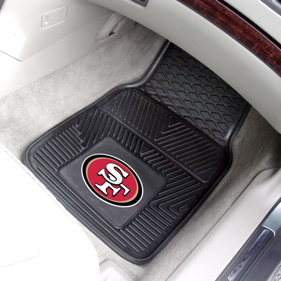 SAN FRANCISCO 49ERS VINYL CAR MAT SET