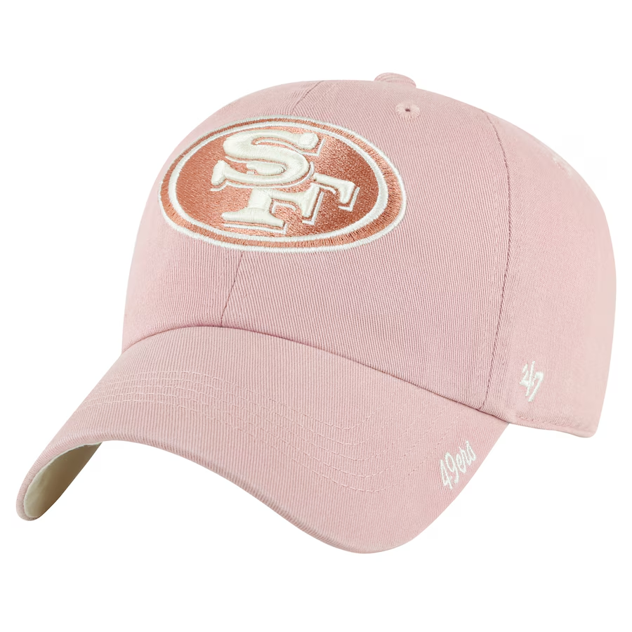 SAN FRANCISCO 49ERS WOMEN S BALLPARK CHEER 47 CLEAN UP ADJUSTABLE HAT JR S SPORTS
