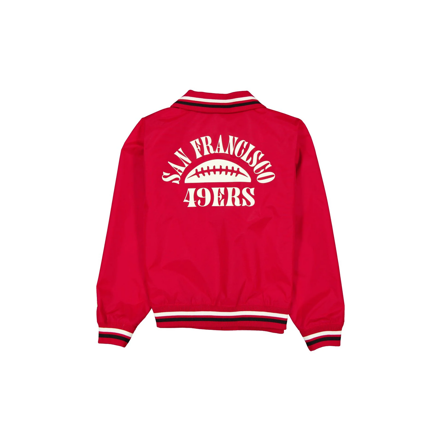 SAN FRANCISCO 49ERS WOMEN'S THROWBACK JACKET - RED