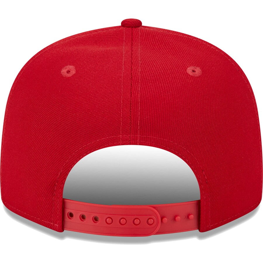 SAN FRANCISCO 49ERS YOUTH EVERGREEN SCRIPT 9FIFTY SNAPBACK HAT - RED