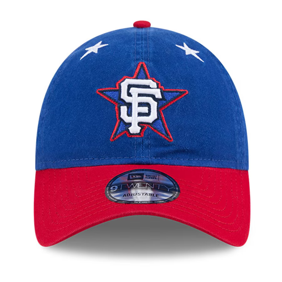SAN FRANCISCO GIANTS 2025 MLB ALL-STAR GAME WORKOUT 9TWENTY ADJUSTABLE HAT - BLUE/RED
