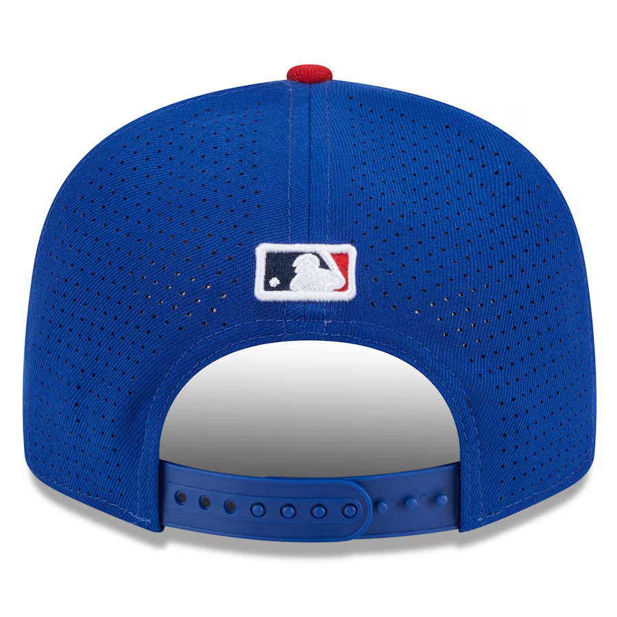 SAN FRANCISCO GIANTS 2025 MLB ALL-STAR GAME WORKOUT SPLIT PANEL 9FIFTY SNAPBACK HAT - BLUE/RED