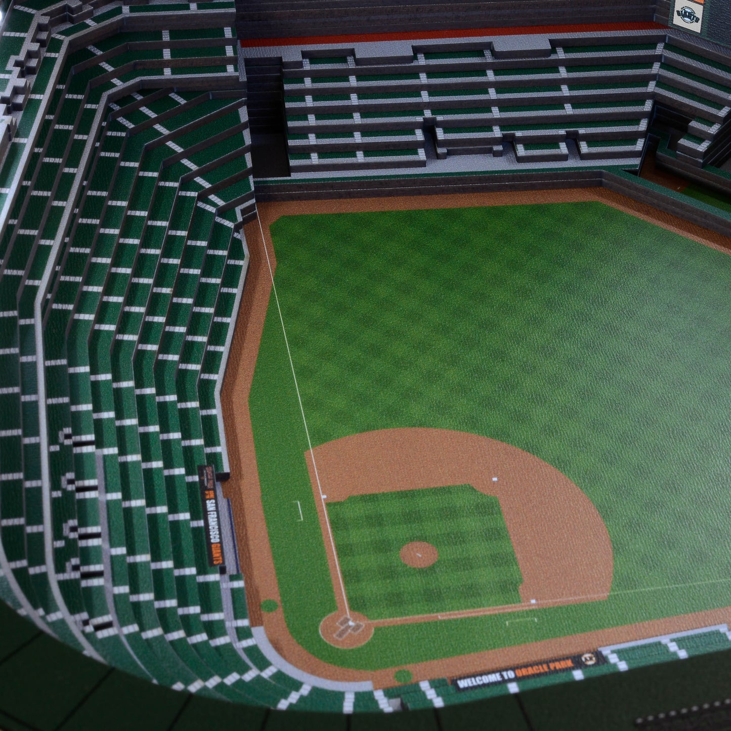 SAN FRANCISCO GIANTS 25 LAYER 3D STADIUM LIGHTED END TABLE