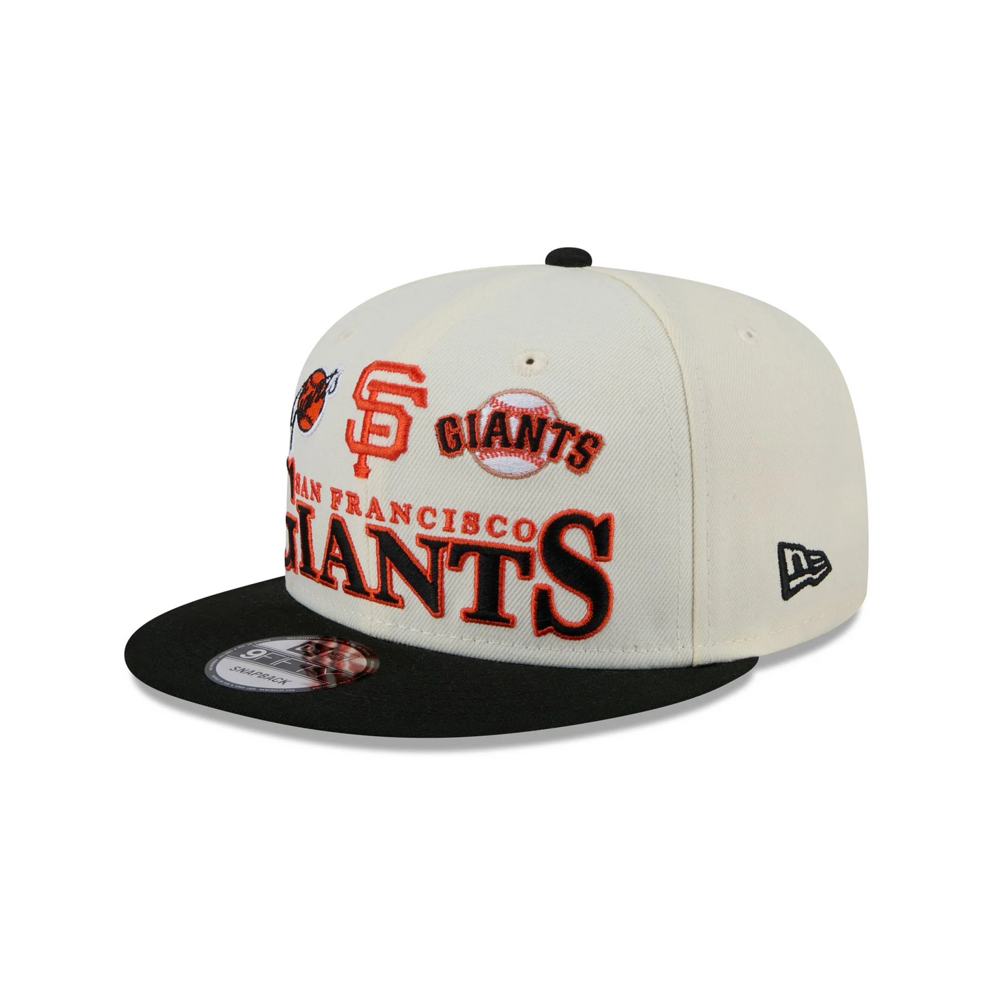 SAN FRANCISCO GIANTS ARCHIVE 9FIFTY SNAPBACK HAT - CHROME WHITE