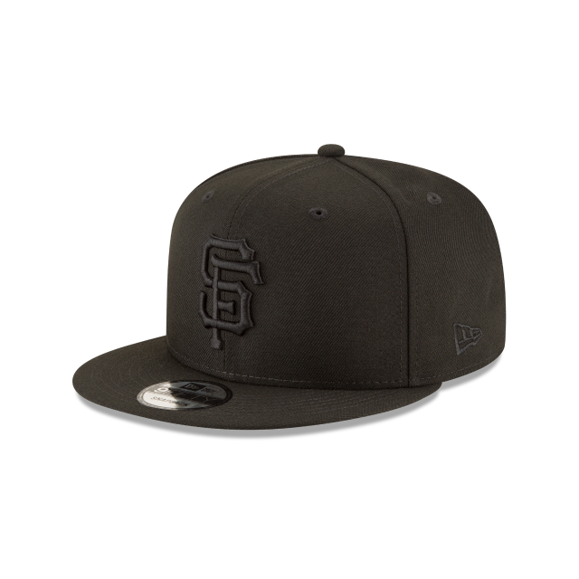 SAN FRANCISCO GIANTS BASIC 9FIFTY SNAPBACK HAT - BLACK/BLACK