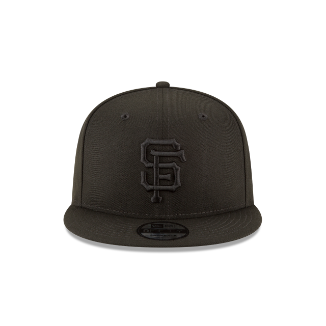 SAN FRANCISCO GIANTS BASIC 9FIFTY SNAPBACK HAT - BLACK/BLACK
