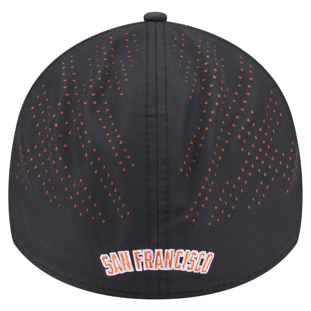 SAN FRANCISCO GIANTS BLACK NIGHT 39THIRTY FLEX FIT HAT - BLACK