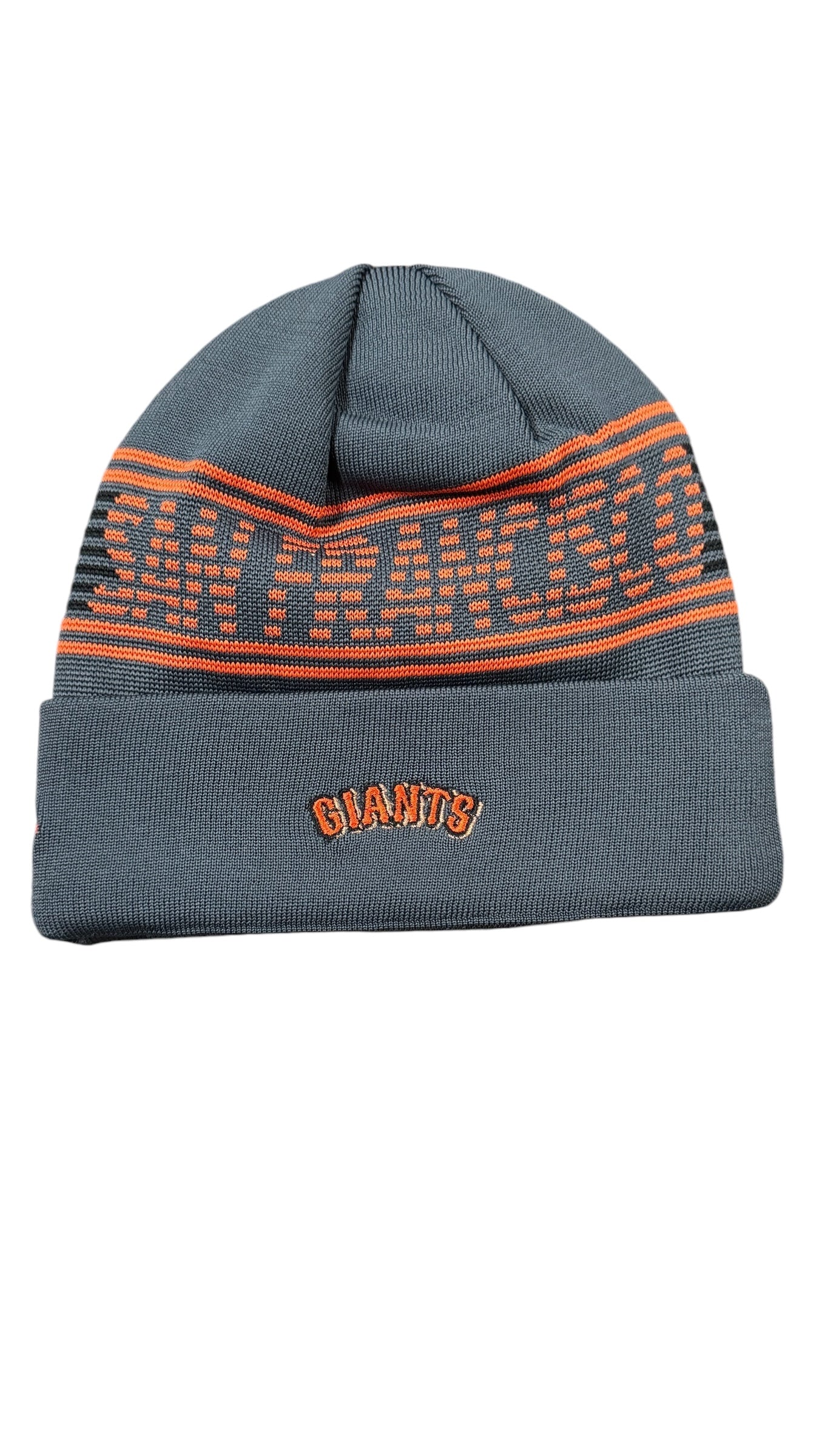 SAN FRANCISCO GIANTS CLUBHOUSE CUFFED SPORT KNIT - GRAPHITE