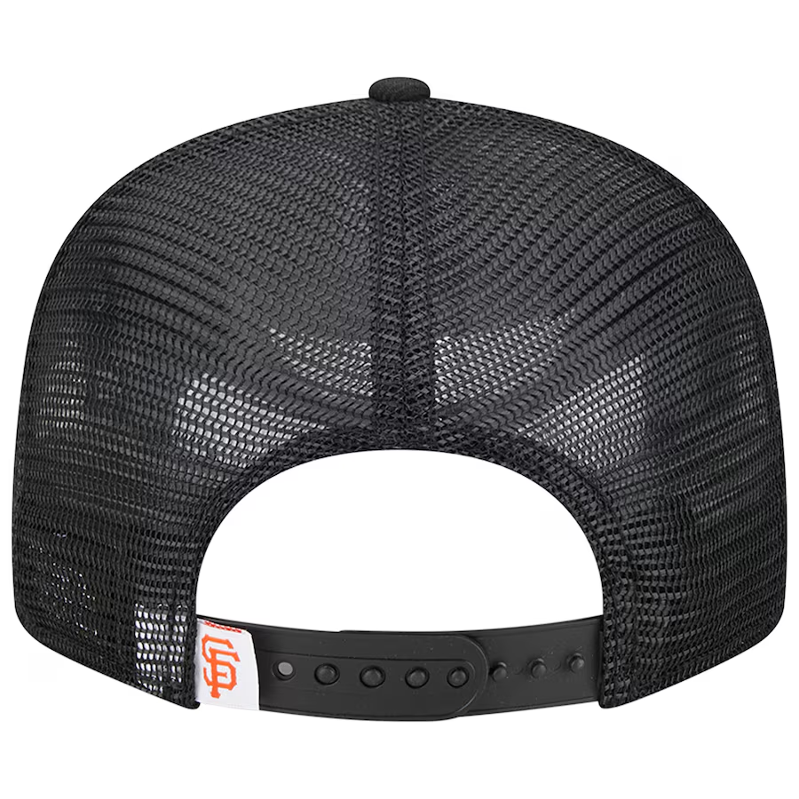 SAN FRANCISCO GIANTS EVERGREEN TRUCKER 9FIFTY SNAPBACK HAT - BLACK