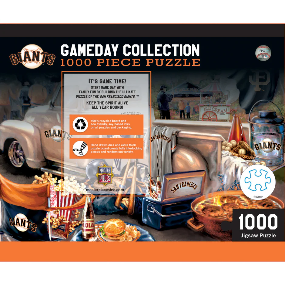SAN FRANCISCO GIANTS GAMEDAY 1000 PIECE JIGSAW PUZZLE