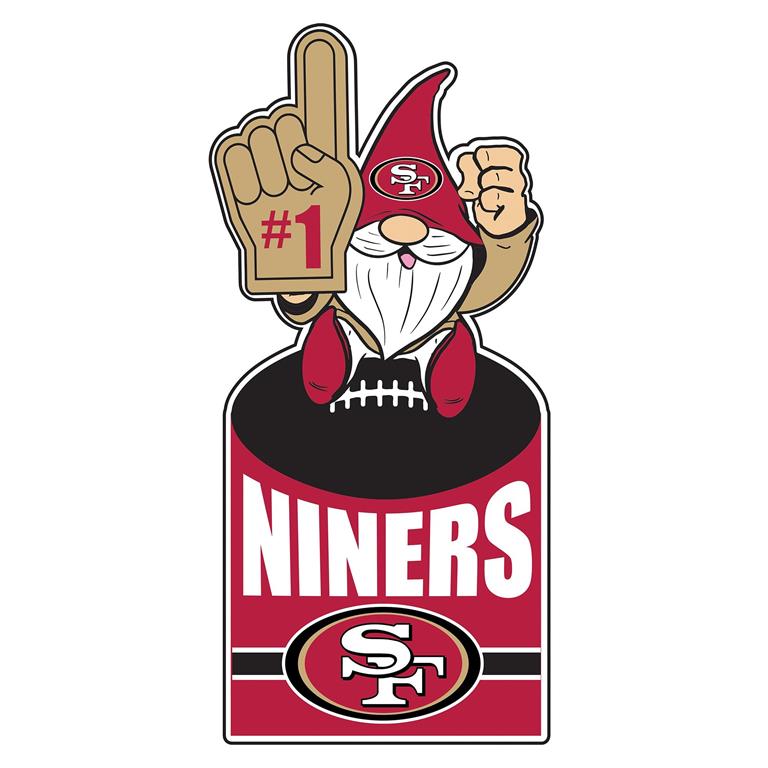 SAN FRANCISCO GIANTS GNOME METAL 10" x 30" OUTDOOR SIGN