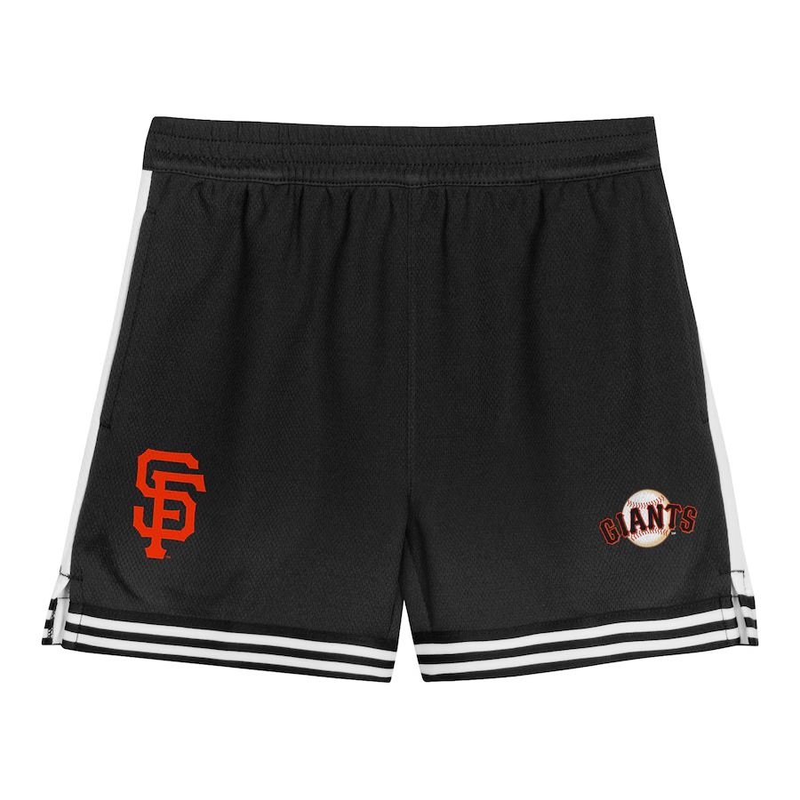 SAN FRANCISCO GIANTS KIDS PINCH HITTER INFIELDER T-SHIRT & SHORTS SET