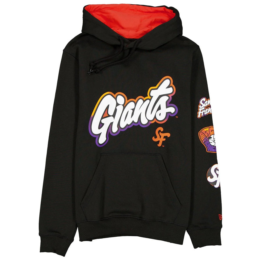 SAN FRANCISCO GIANTS MEN'S 2025 MLB CITY CONNECT PULLOVER HOODED SWEATSHIRT - BLACK