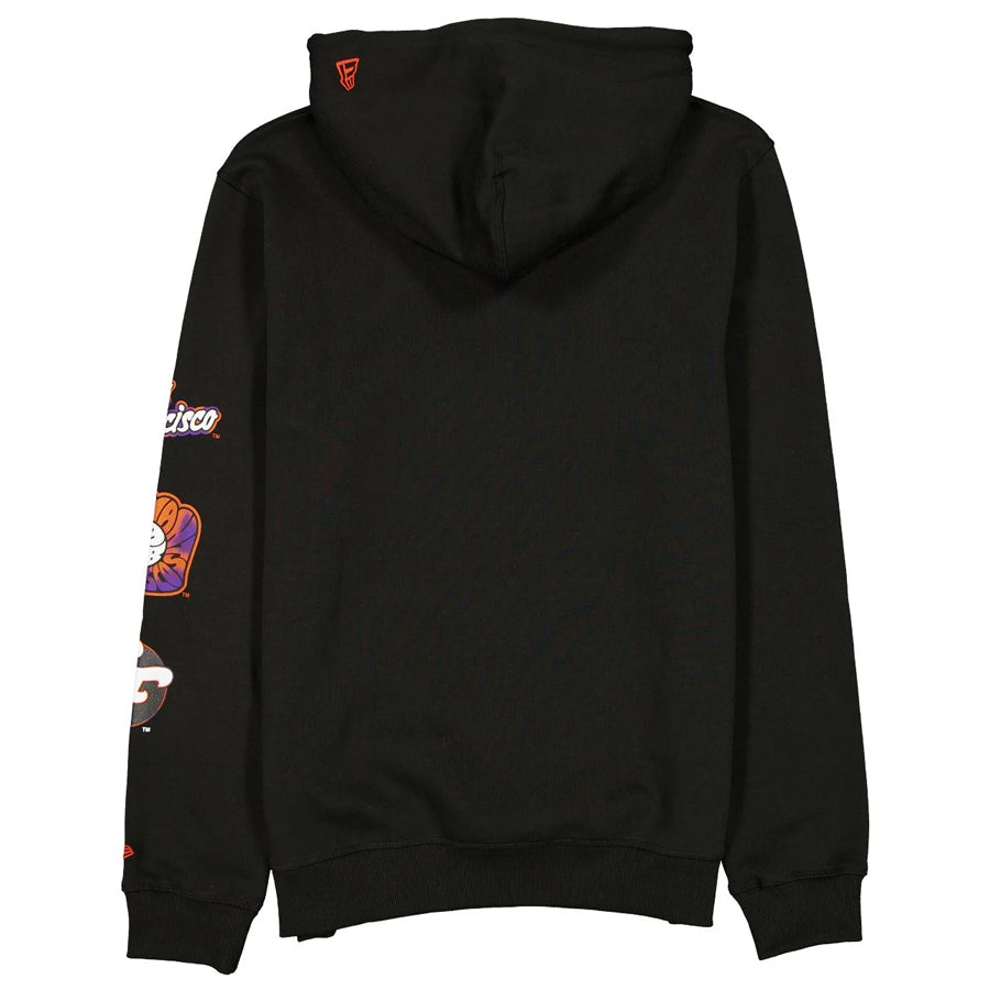 SAN FRANCISCO GIANTS MEN'S 2025 MLB CITY CONNECT PULLOVER HOODED SWEATSHIRT - BLACK