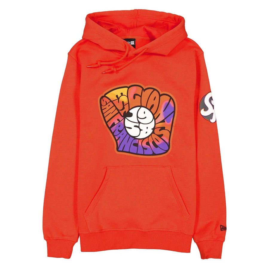 SAN FRANCISCO GIANTS MEN'S 2025 MLB CITY CONNECT PULLOVER HOODED SWEATSHIRT - ORANGE
