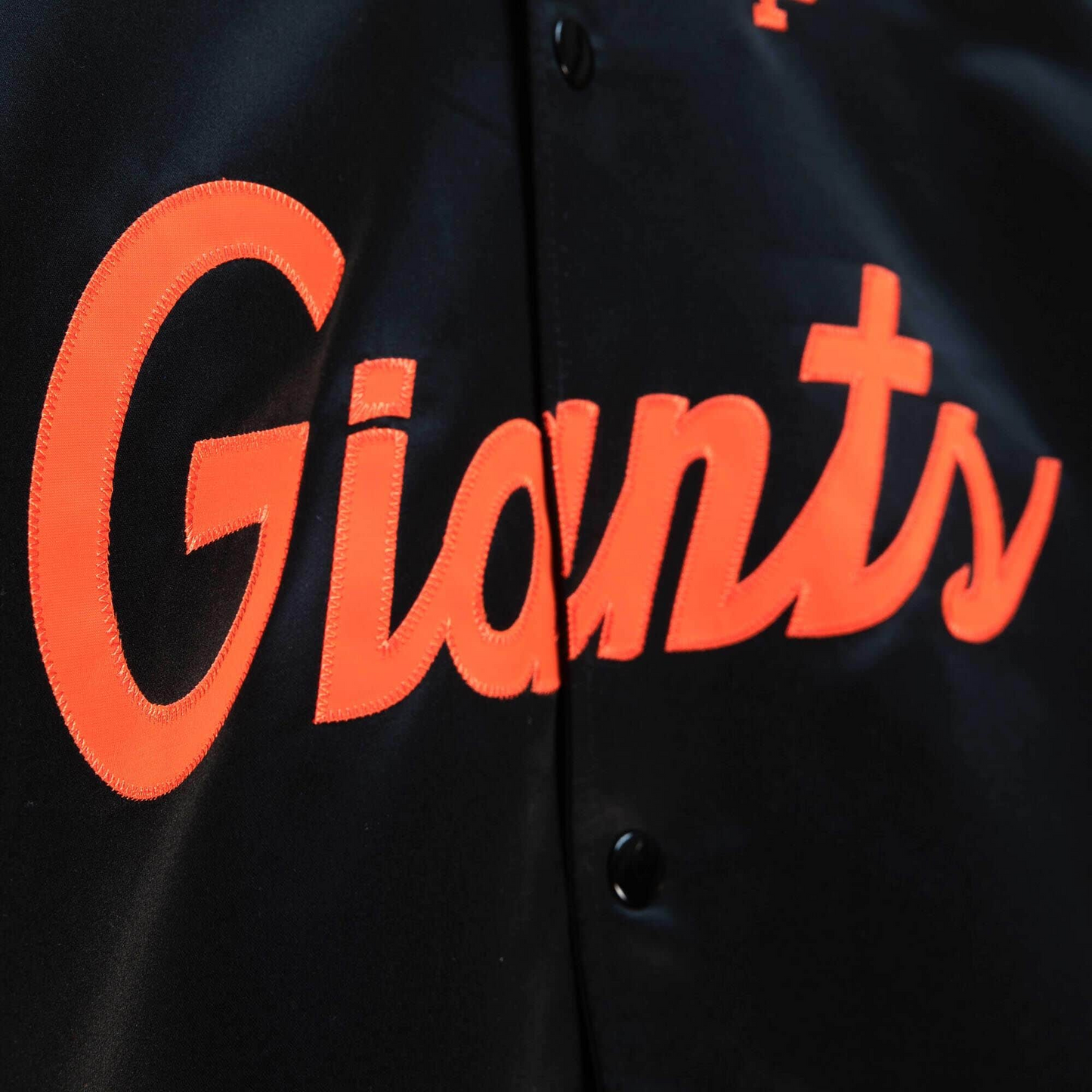 SAN FRANCISCO GIANTS MEN'S MITCHELL & NESS LIGHTWEIGHT SATIN JACKET