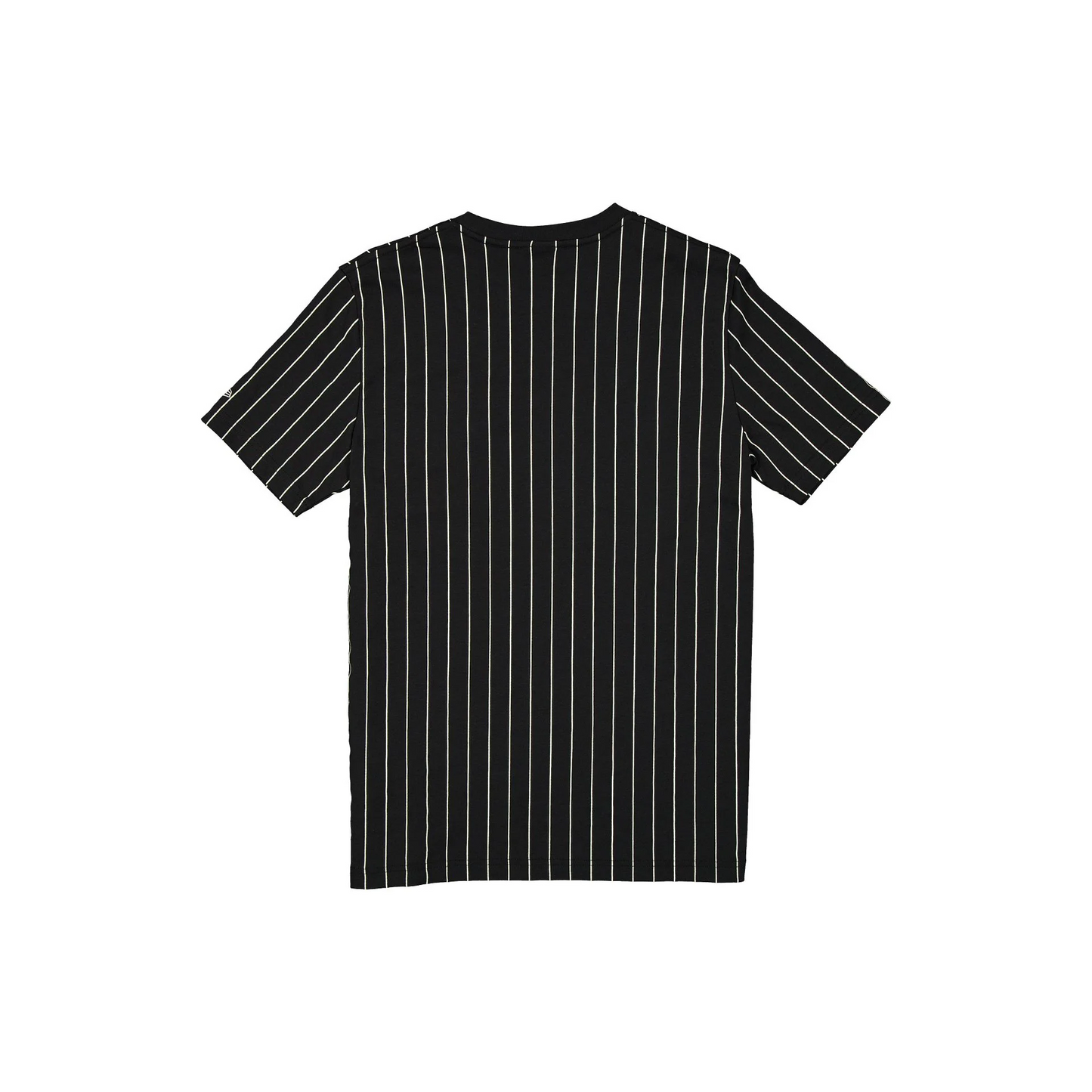 SAN FRANCISCO GIANTS MEN'S THROWBACK PINSTRIPE T-SHIRT - BLACK