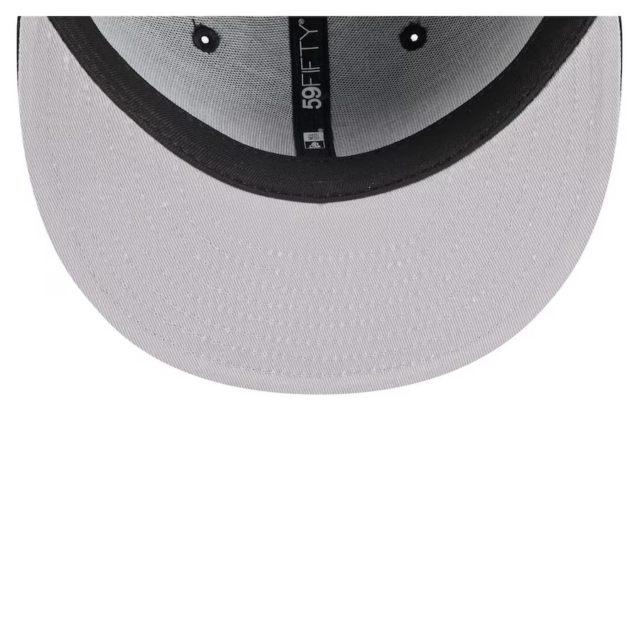 SAN FRANCISCO GIANTS OVERLAP 59FIFTY FITTED HAT - BLACK