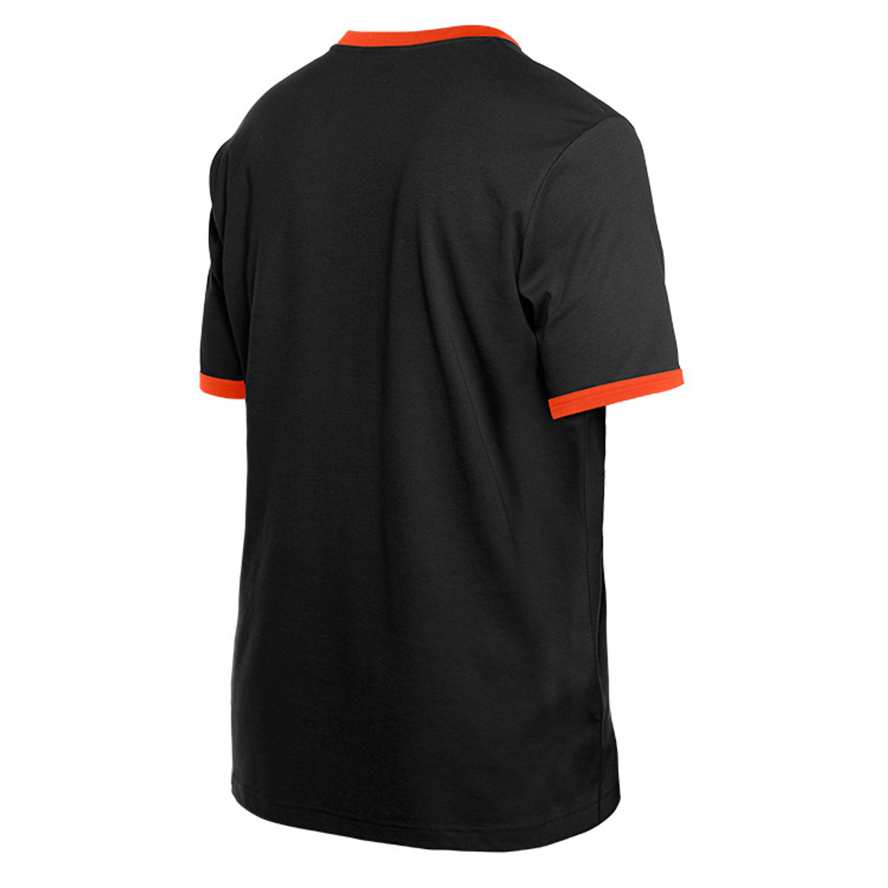 SAN FRANCISCO GIANTS TEAM SCRIPT V-NECK T-SHIRT - BLACK