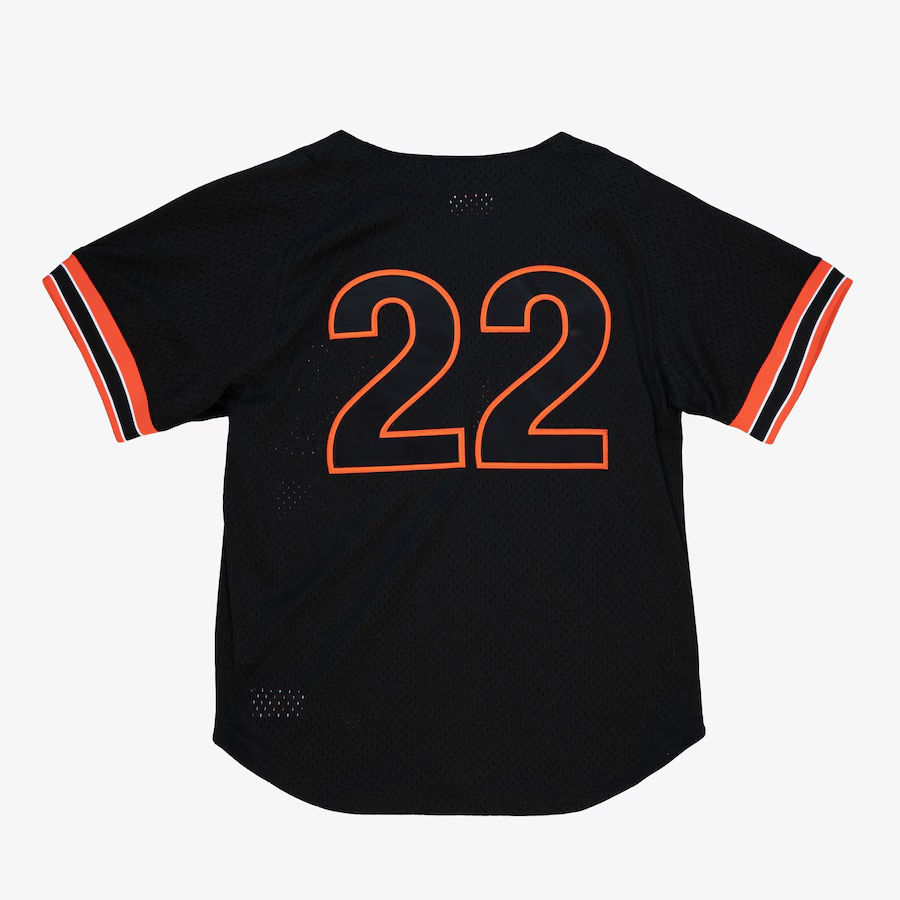 SAN FRANCISCO GIANTS WILL CLARK MEN'S MITCHELL & NESS AUTHENTIC BATTING PRACTICE JERSEY