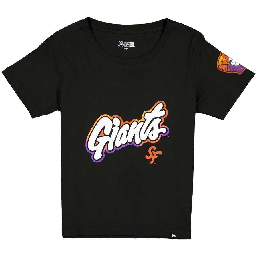 SAN FRANCISCO GIANTS WOMEN'S 2025 MLB CITY CONNECT T-SHIRT - BLACK