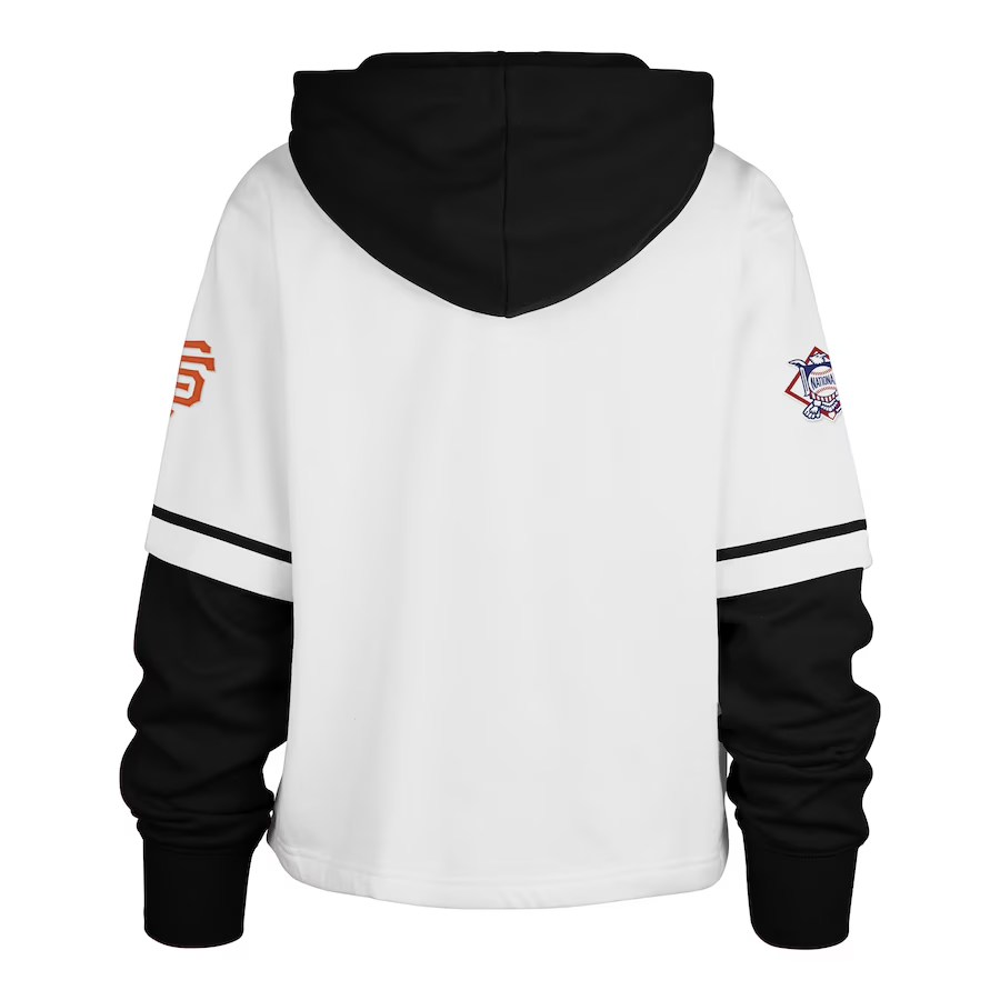 SAN FRANCISCO GIANTS WOMEN'S '47 BRAND TRIFECTA SHORTSTOP PULLOVER SWEATSHIRT