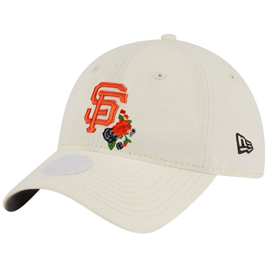 SAN FRANCISCO GIANTS WOMEN'S FLORAL 9TWENTY ADJUSTABLE - CREAM